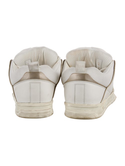 Valentino Rockstud Accents Leather Athletic Sneakers