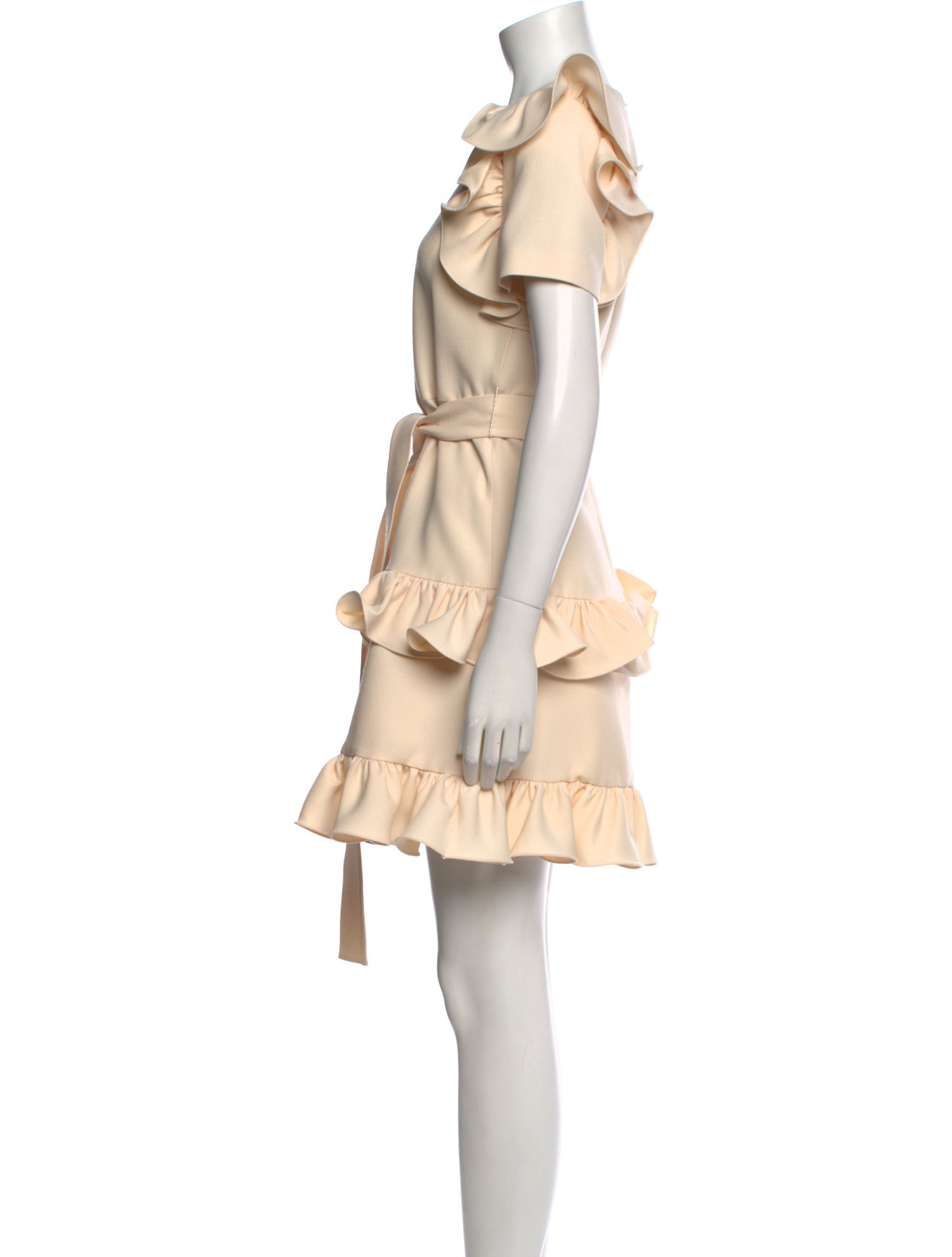 Valentino Virgin Wool Mini Dress w/ Tags