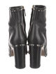 Valentino Rockstud Accents Leather Boots
