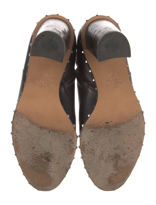 Valentino Rockstud Accents Leather Boots