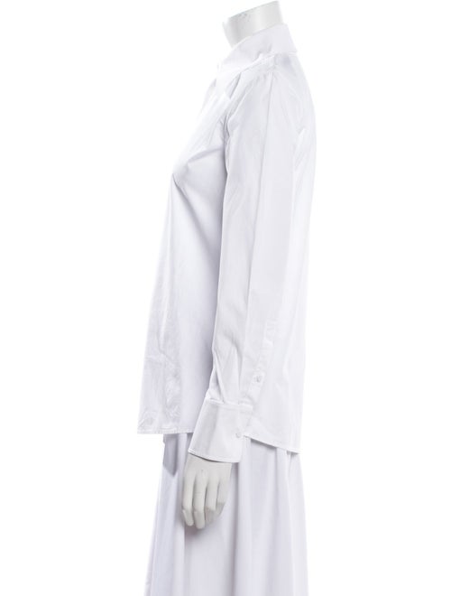 Valentino Long Sleeve Button-Up Top