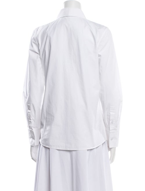 Valentino Long Sleeve Button-Up Top