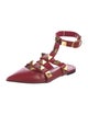 Valentino Rockstud Accents Leather Flats