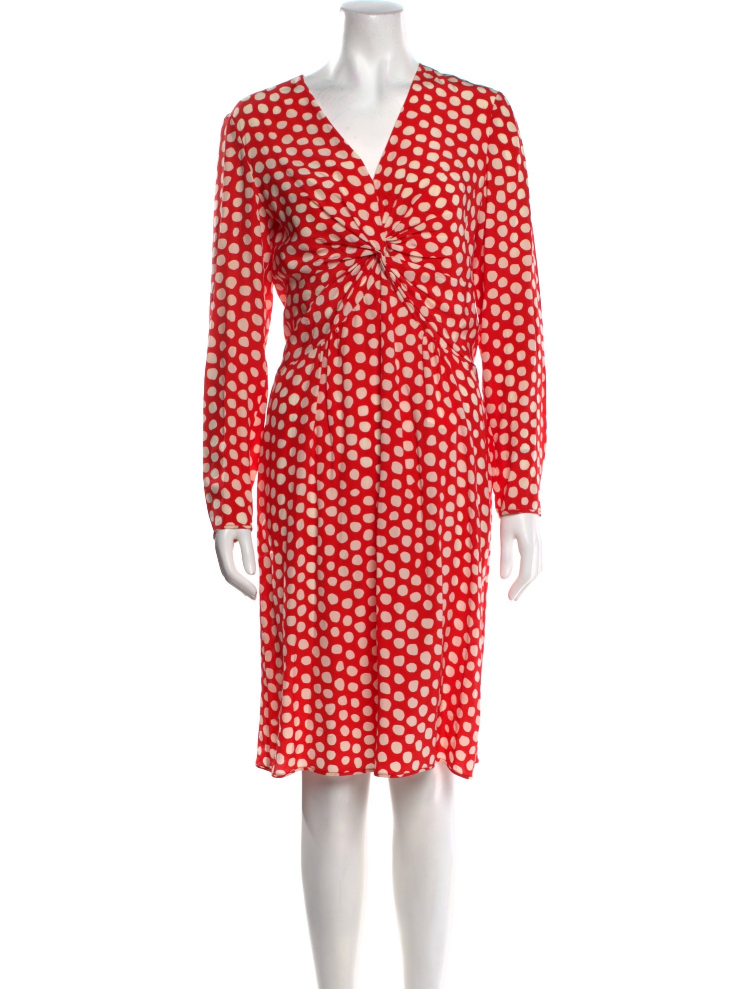 Valentino Silk Knee-Length Dress