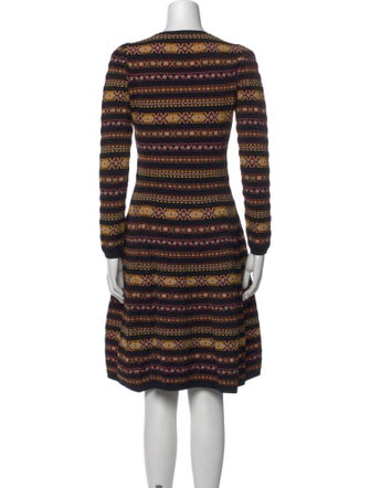 Valentino Striped Knee-Length Dress