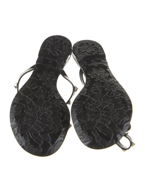 Valentino Rockstud Accents Rubber Slides