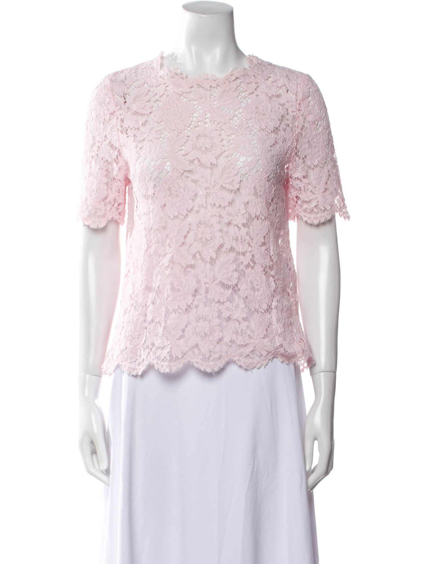 Valentino Lace Lace Pattern Top