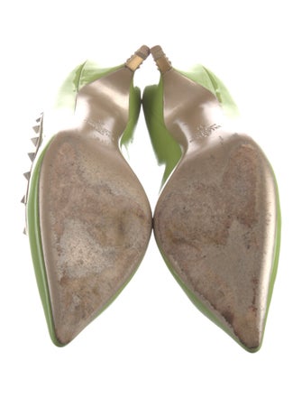 Valentino Rockstud Accents Patent Leather Pumps