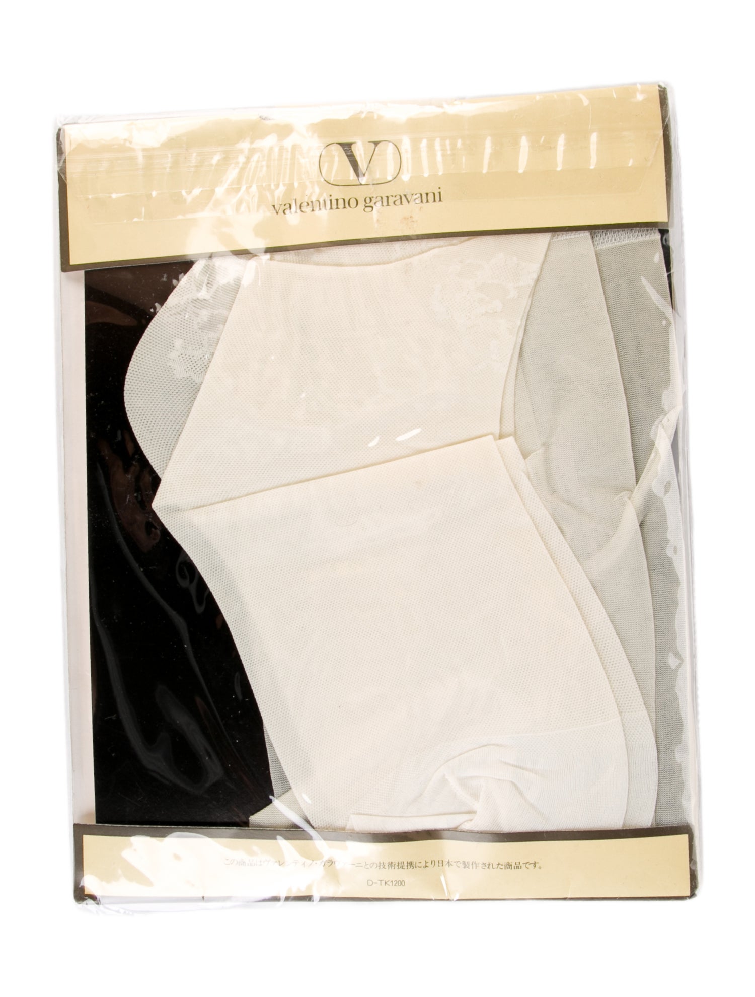 Valentino Lace-Trimmed Mesh Socks w/Tags