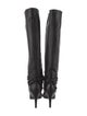 Valentino Rockstud Accents Leather Boots