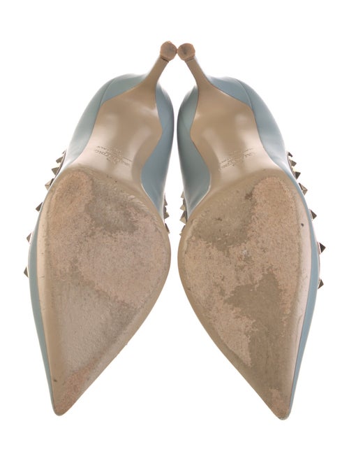 Valentino Rockstud Accents Leather Pumps