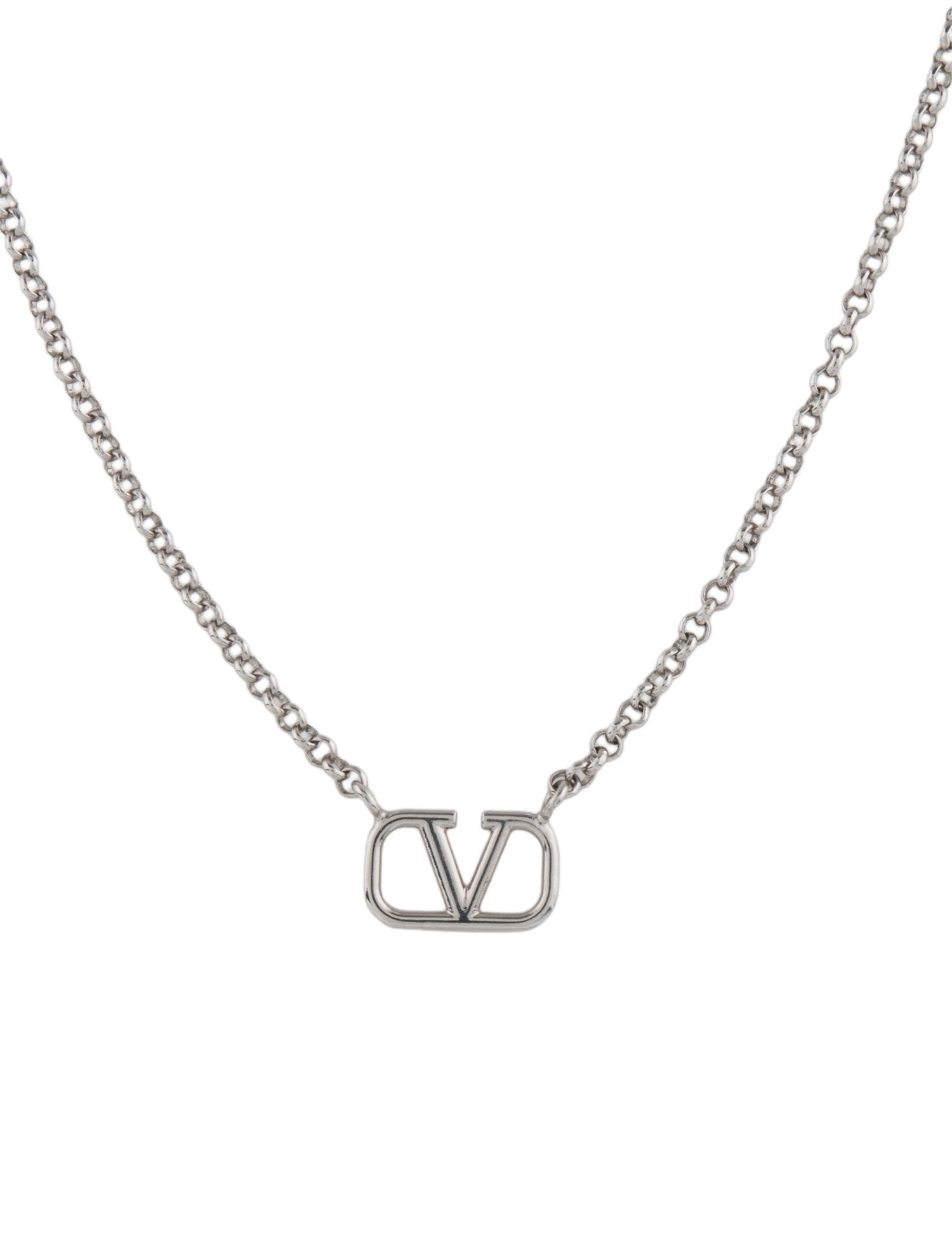 Valentino VLogo Chain Necklace