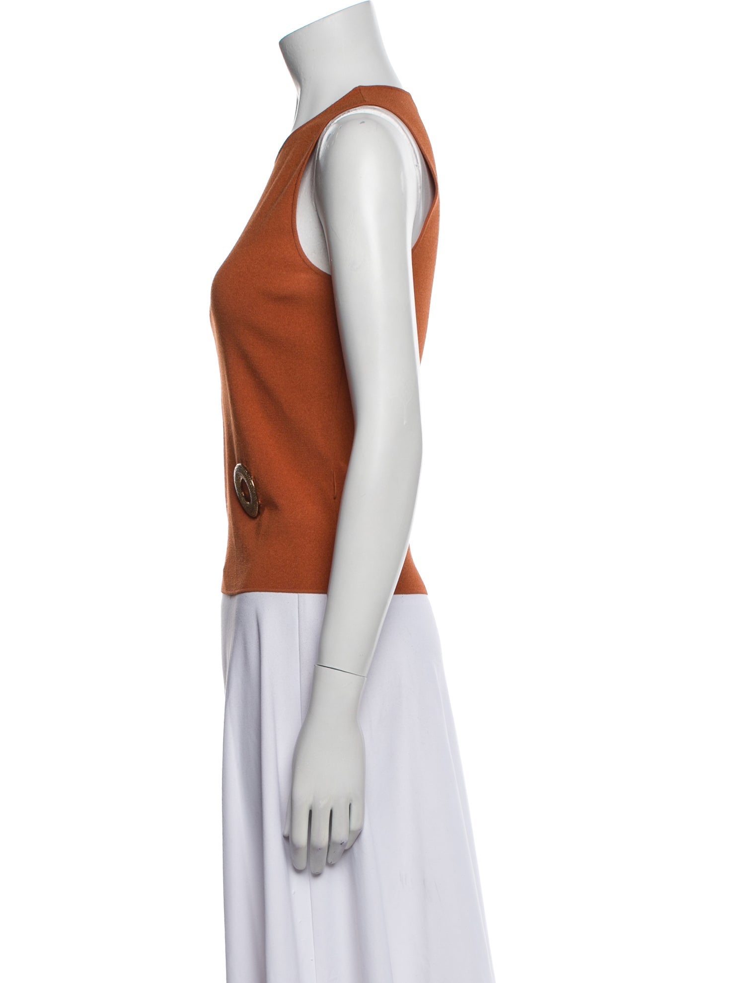 Valentino Printed Crew Neck Top