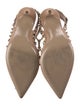 Valentino Rockstud Accents Leather T-Strap Pumps