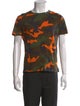Valentino Rockstud Accents Camouflage Print T-Shirt