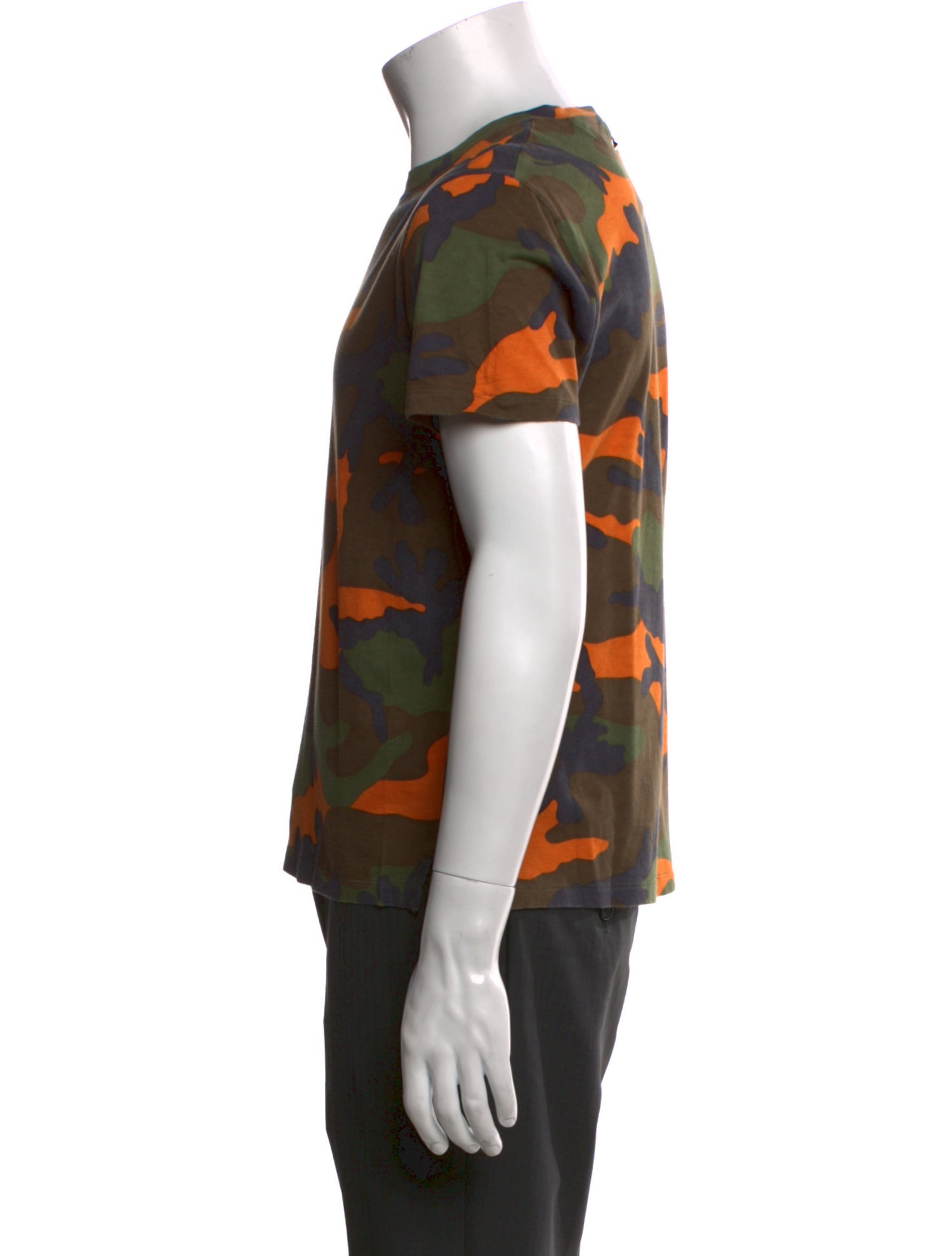Valentino Rockstud Accents Camouflage Print T-Shirt