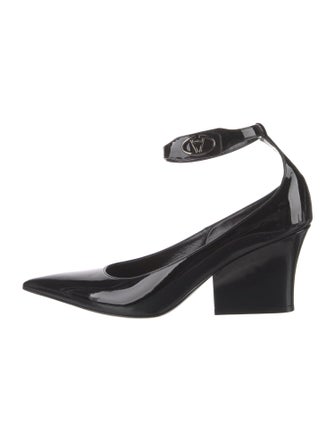 Valentino Rockstud Accents Patent Leather Pumps