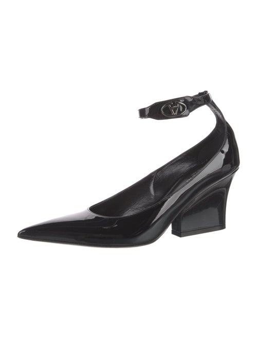 Valentino Rockstud Accents Patent Leather Pumps