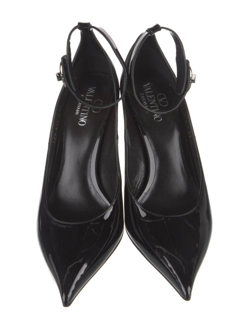 Valentino Rockstud Accents Patent Leather Pumps