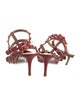 Valentino Rockstud Accents Leather T-Strap Pumps
