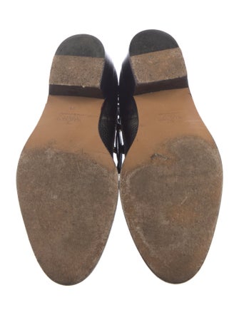 Valentino Rockstud Accents Leather Moto Boots