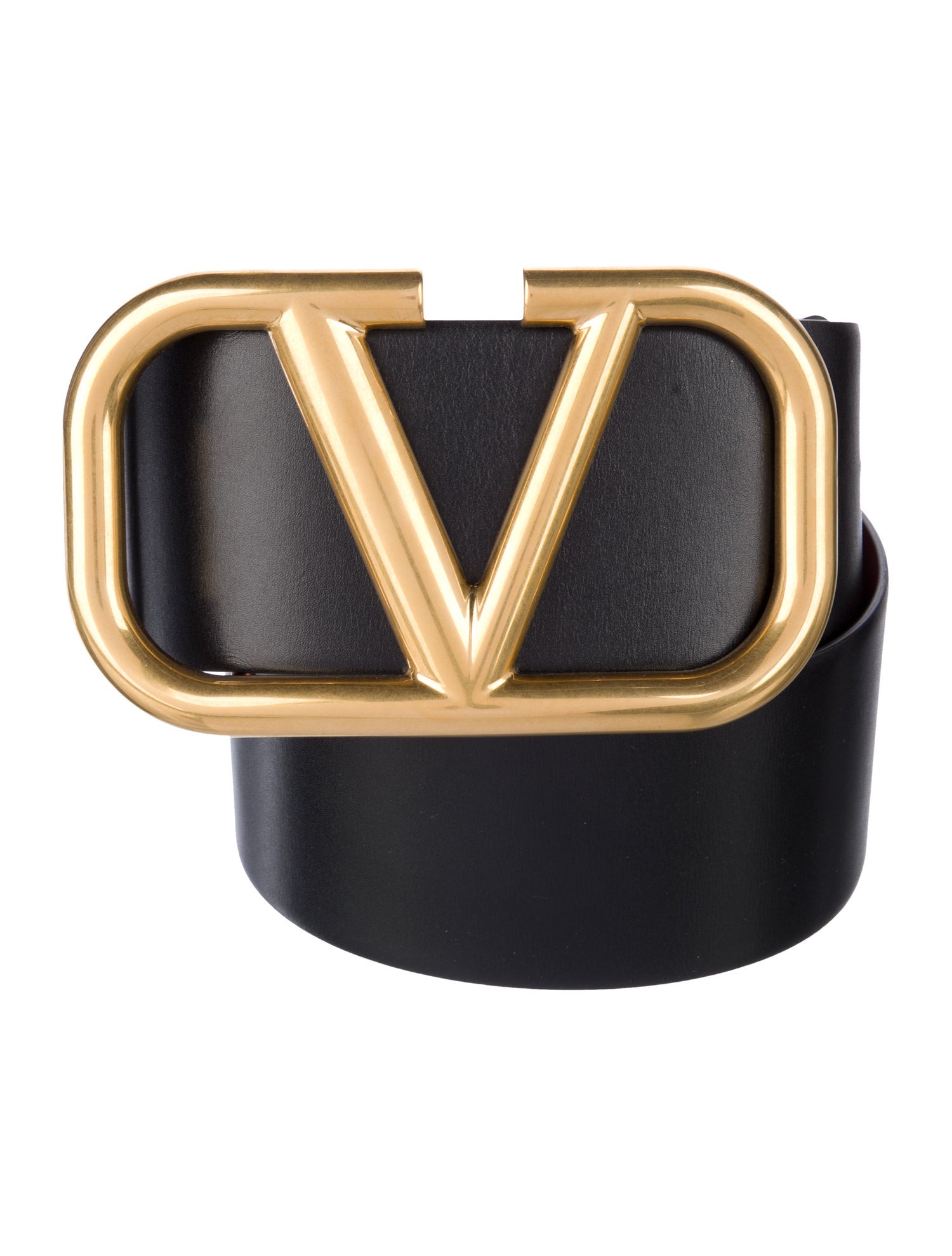 Valentino Wide Leather Waist Belt
