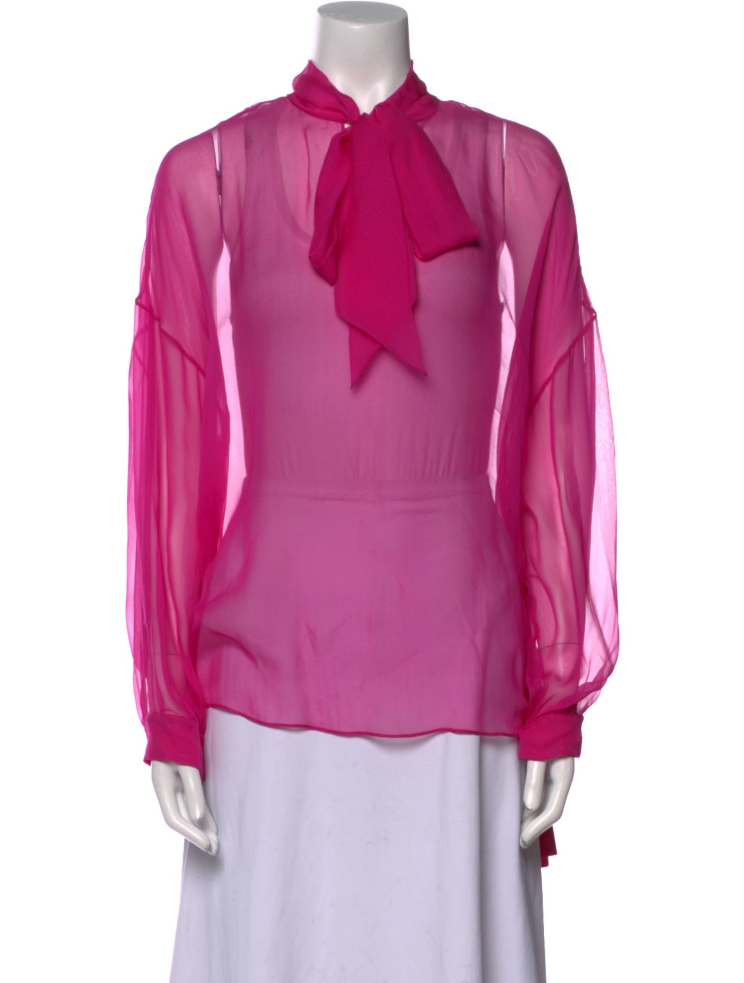 Valentino Silk V-Neck Blouse w/ Tags