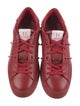 Valentino Rockstud Accents Leather Sneakers