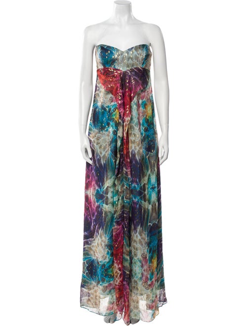 Valentino Silk Long Dress