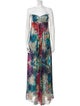 Valentino Silk Long Dress