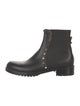 Valentino Rockstud Accents Leather Chelsea Boots