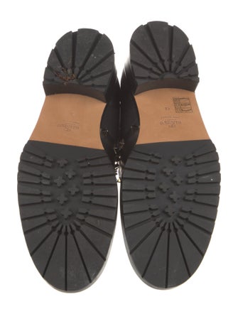 Valentino Rockstud Accents Leather Chelsea Boots