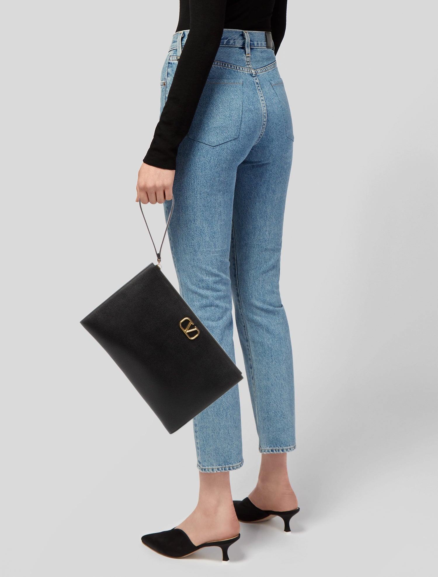 Valentino Rockstud Clutch