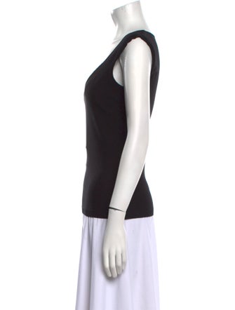 Valentino Scoop Neck Sleeveless Top