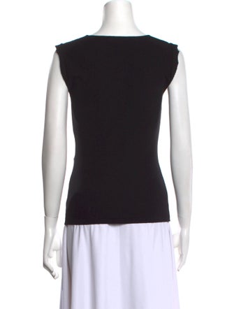 Valentino Scoop Neck Sleeveless Top