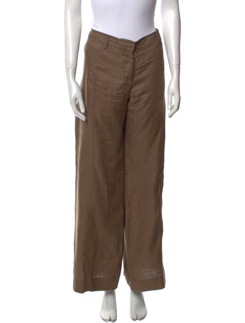 Valentino Linen Wide Leg Pants