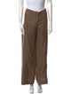 Valentino Linen Wide Leg Pants