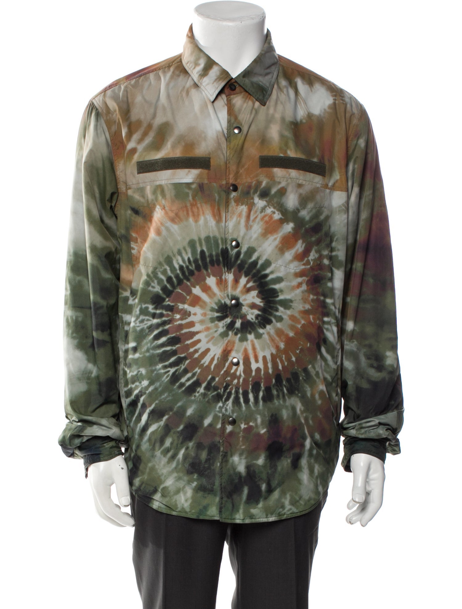 Valentino Tie-Dye Print Puffer Coat