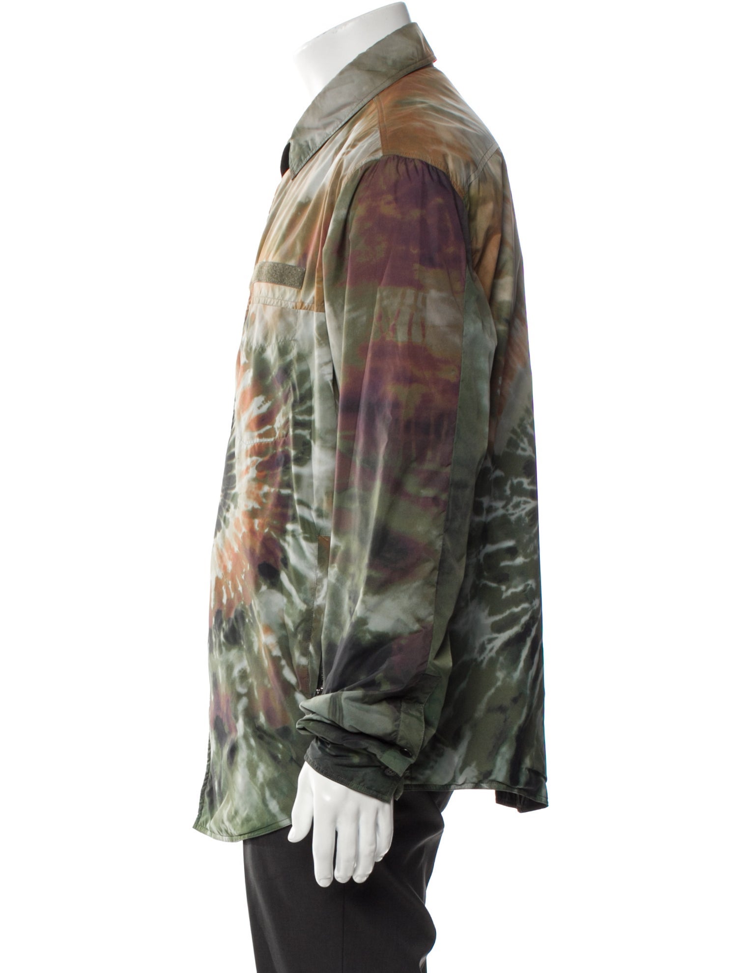 Valentino Tie-Dye Print Puffer Coat