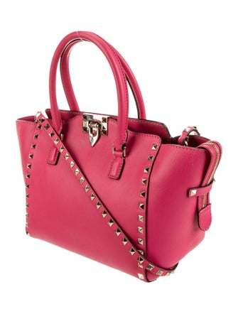 Valentino Rockstud Top Handle Bag