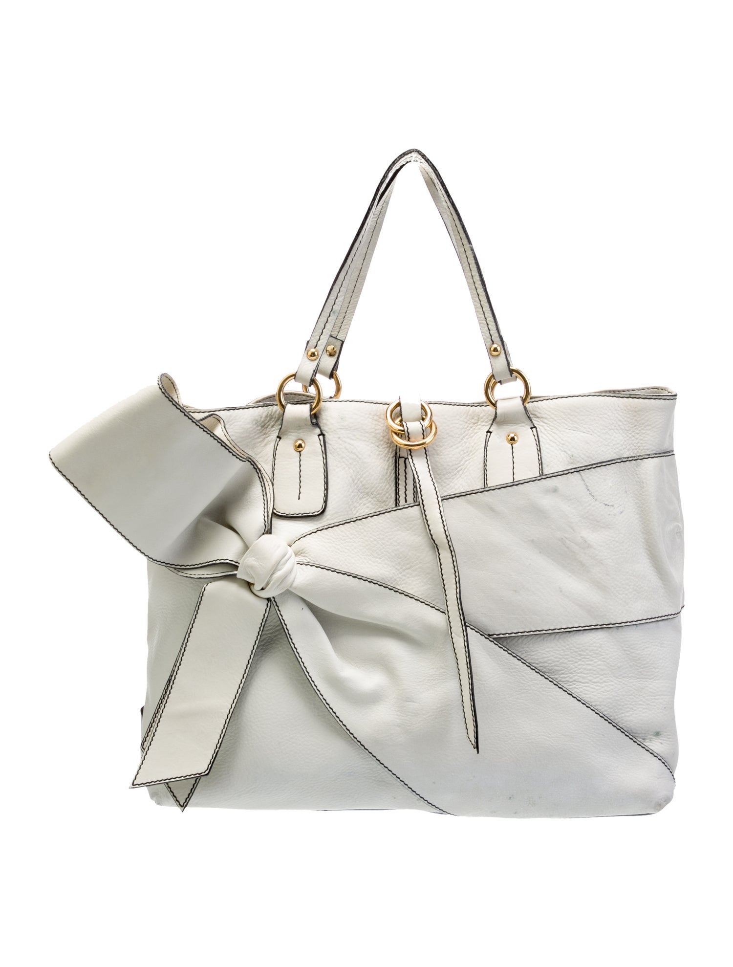 Valentino Leather Top Handle Bag