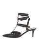 Valentino Rockstud Accents Leather T-Strap Pumps