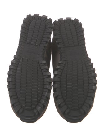 Valentino Rockstud Accents Suede Sneakers