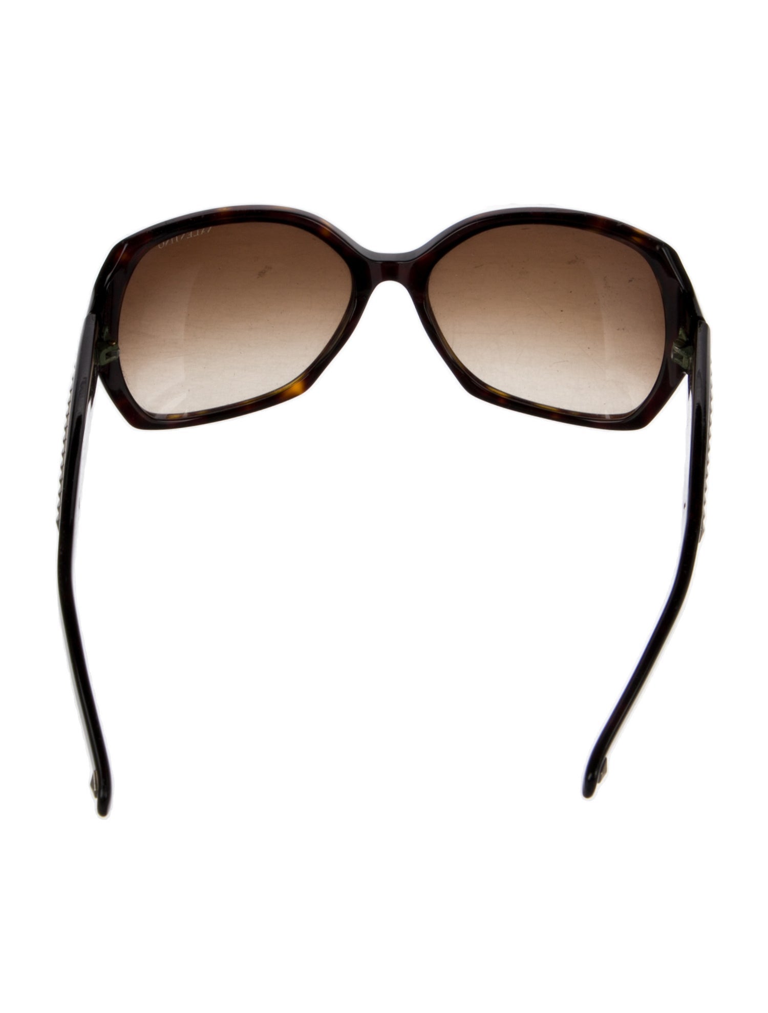 Valentino Rockstud Accents Oversize Sunglasses