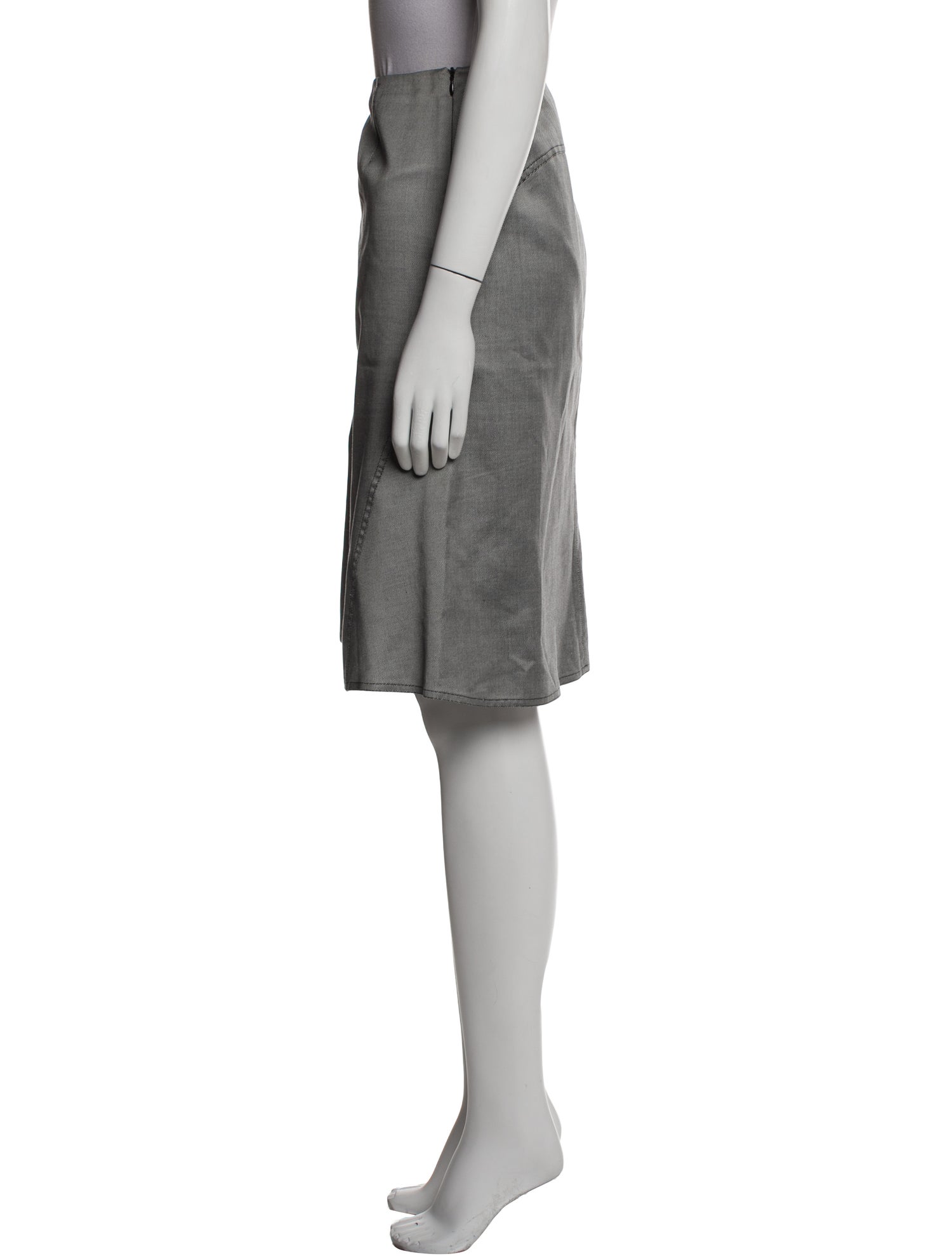 Valentino Lace Trim Embellishment Knee-Length Skirt