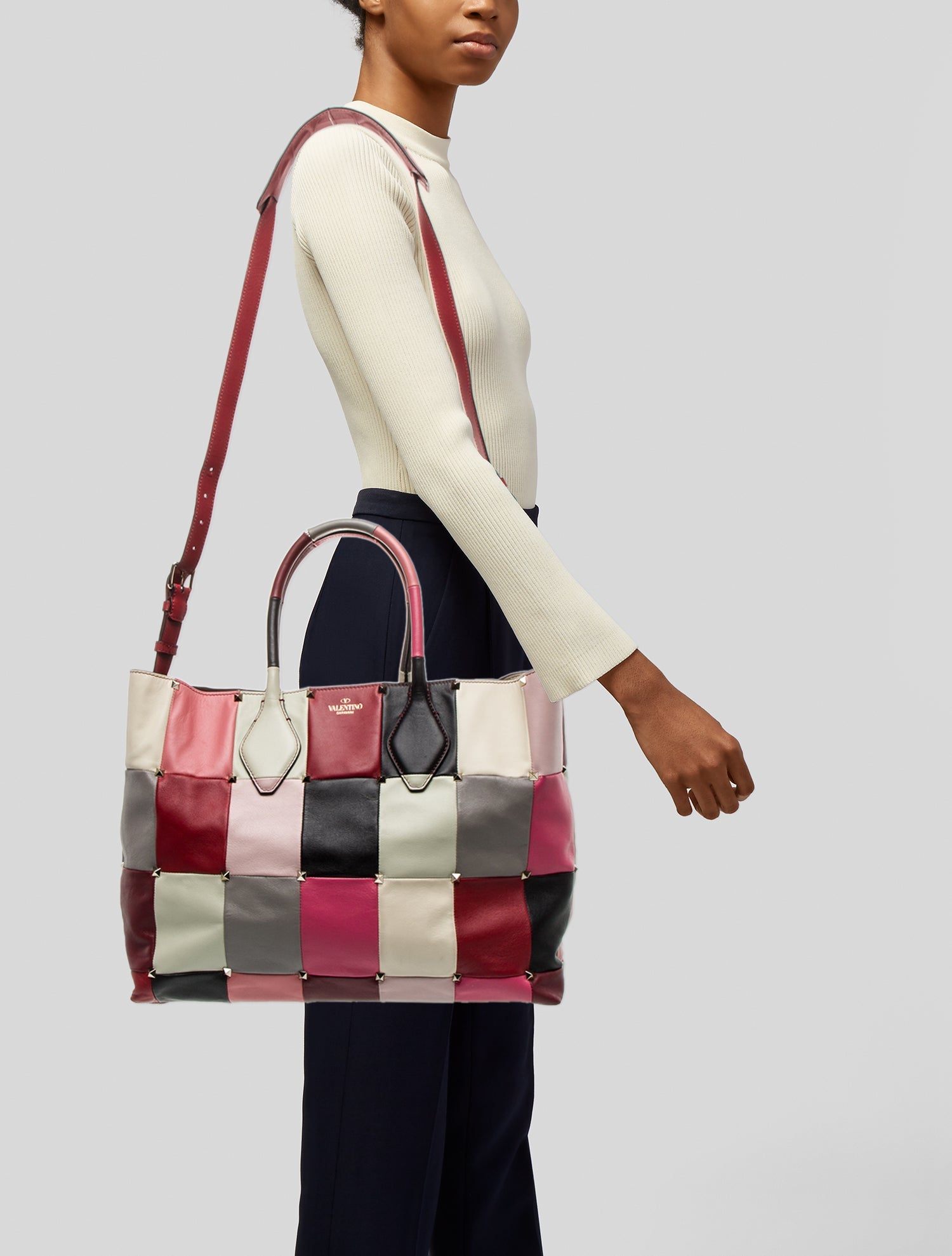 Valentino Leather Shoulder Bag