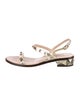 Valentino Rockstud Accents Leather Slingback Sandals