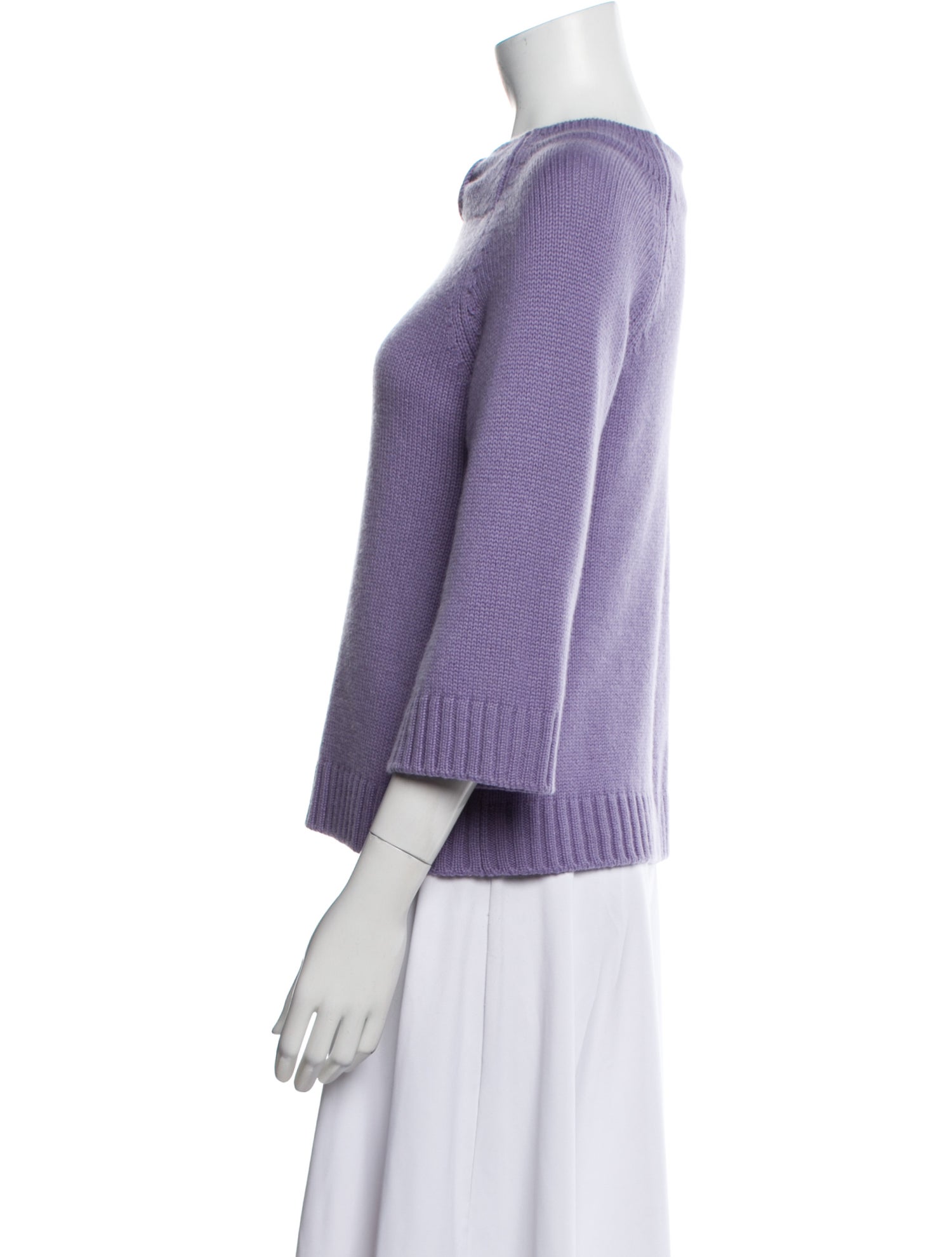 Valentino Cashmere Bateau Neckline Sweater