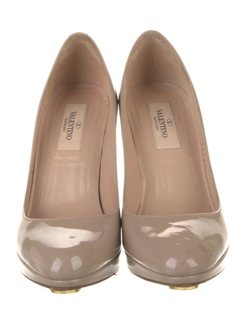 Valentino Rockstud Accents Patent Leather Pumps