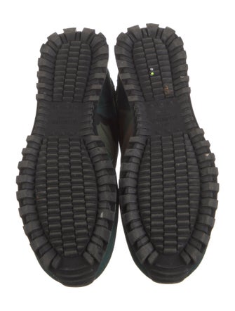 Valentino Rockstud Accents Suede Sneakers